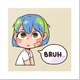 Earth-Chan Bruh Posters and Art